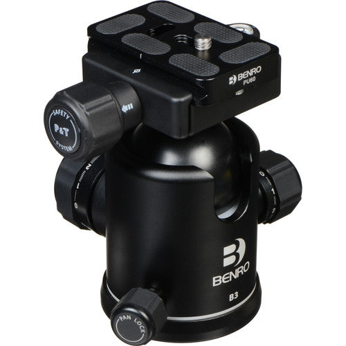 Buy Benro B3 Triple Action Ballhead with PU70 Plate