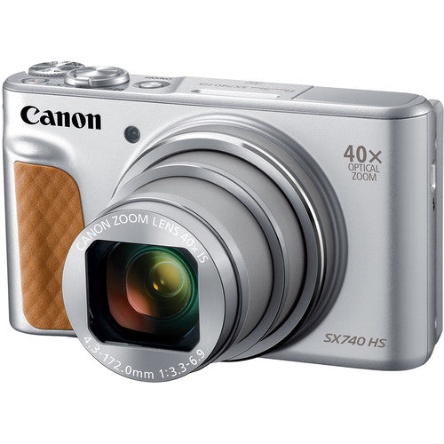 Canon PowerShot SX740 HS Digital Camera (Silver) Package