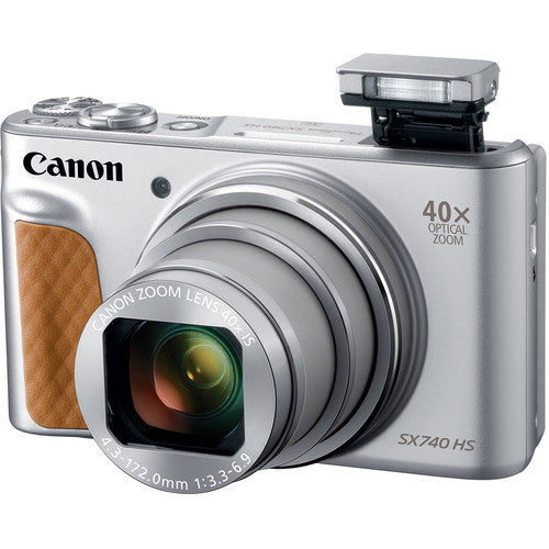 Canon PowerShot SX740 HS Digital Camera (Silver) Package