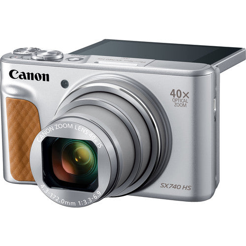 Canon PowerShot SX740 HS Digital Camera (Silver) Package