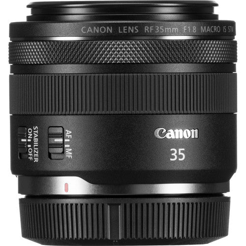Canon RF 35mm f/1.8 Macro IS STM Lens (Canon RF) Package