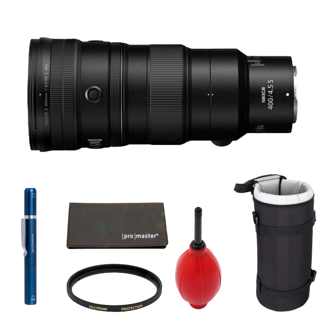 Nikon NIKKOR Z 400mm f/4.5 VR S Lens (Nikon Z) Package
