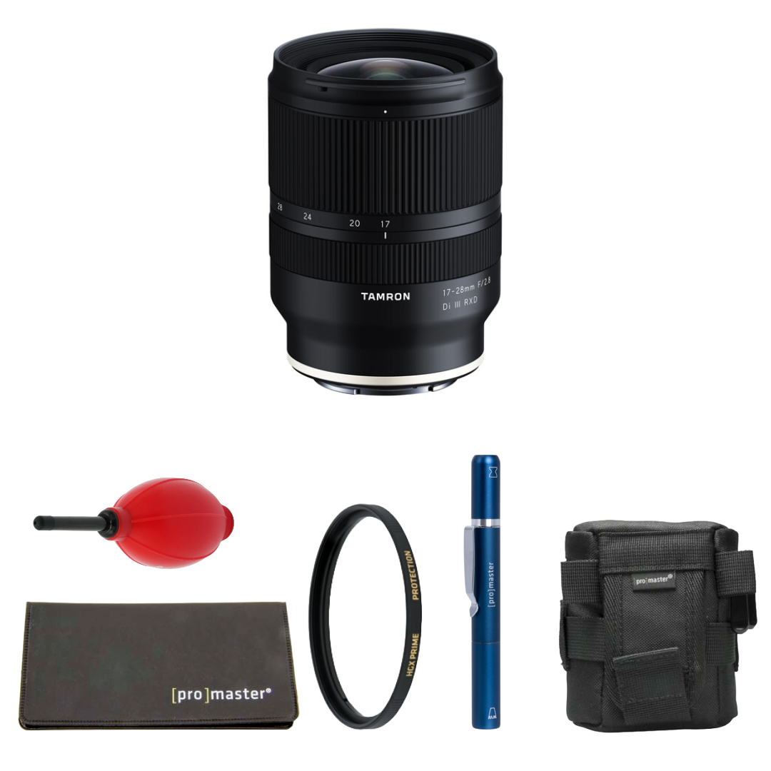 Tamron 17-28mm f/2.8 Di III RXD Lens for Sony E Package