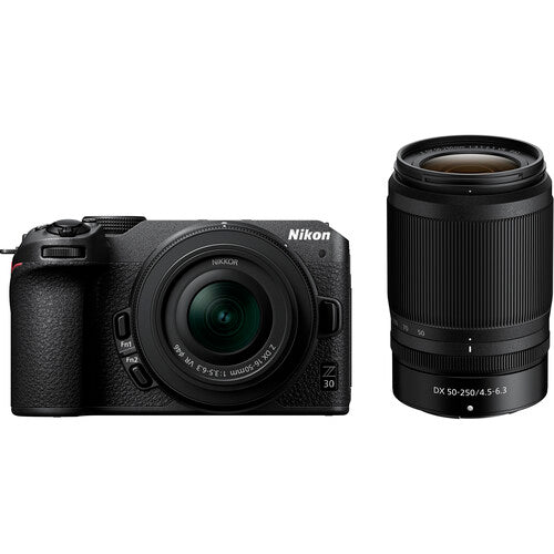 Nikon Z30 Mirrorless Camera with 16-50mm and 50-250mm Lenses Package