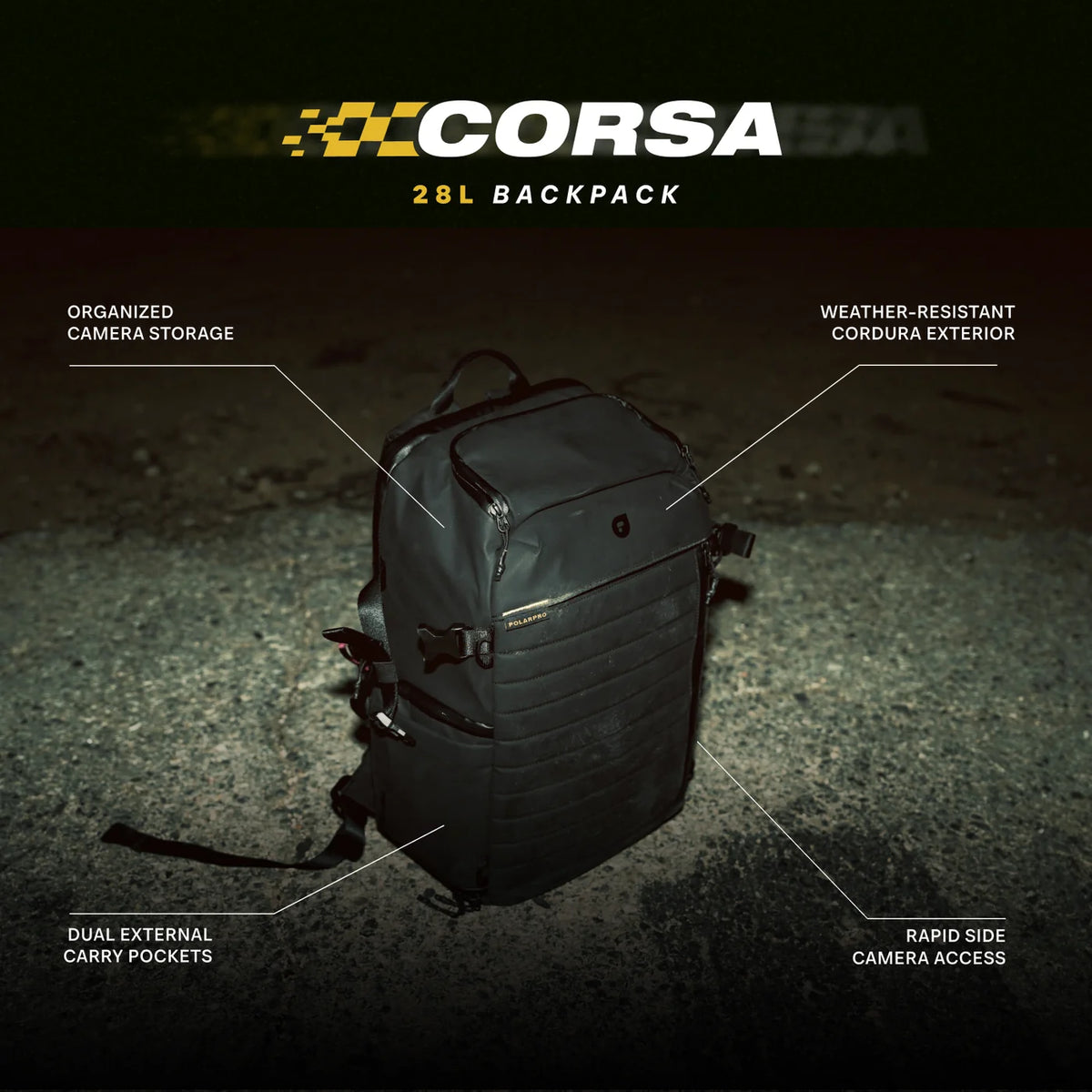 PolarPro Corsa BackPack - 28L