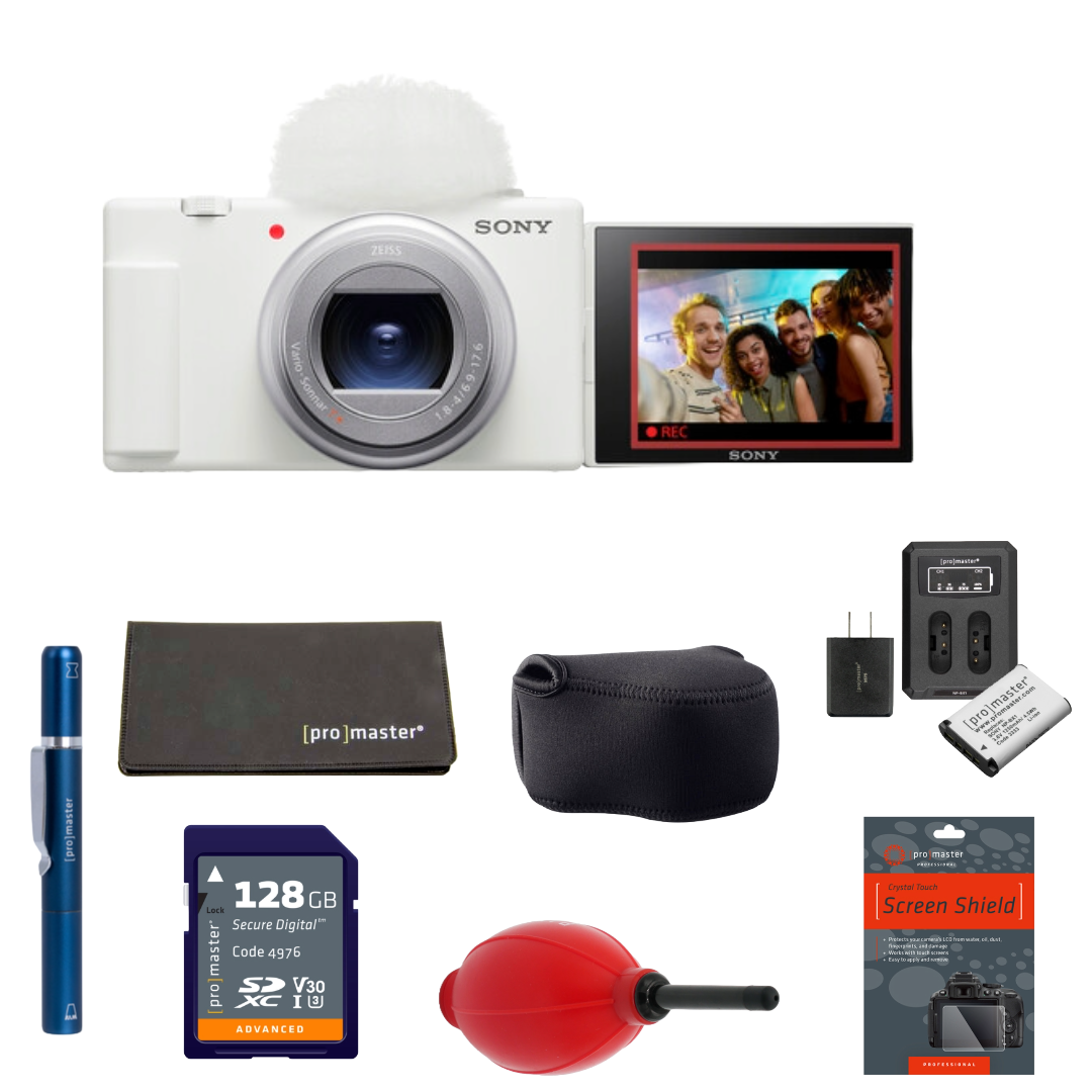 Sony ZV-1 II Digital Camera (White) Package