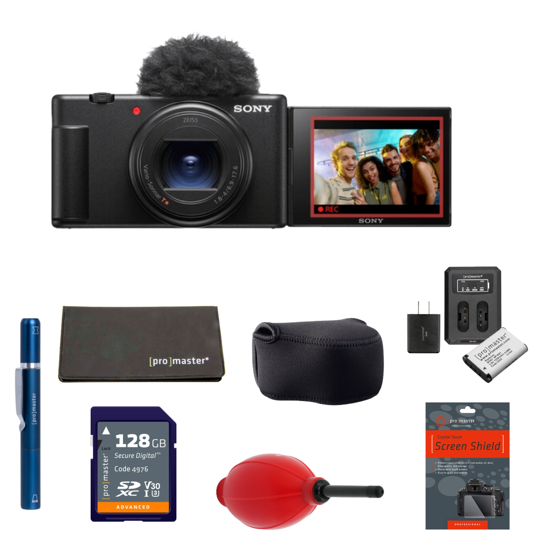 Sony ZV-1 II Digital Camera (Black) Package