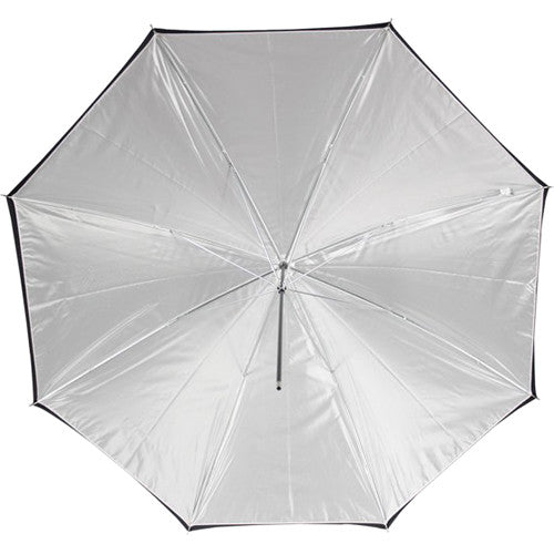 Westcott White Satin Umbrella with Removable Black Cover (45")