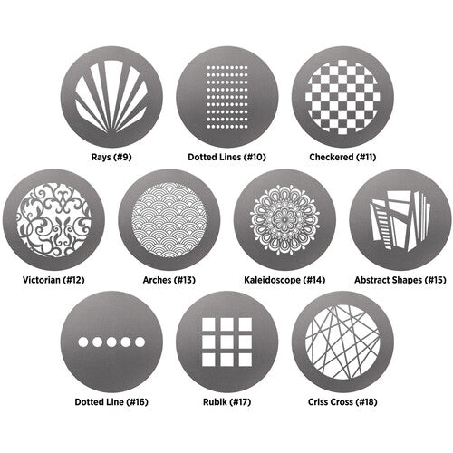 Buy Westcott Pattern Gobo Pack by Lindsay Adler for Optical Spot (10-Pack)