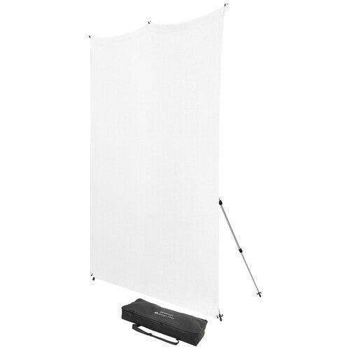 Westcott X-Drop Pro Water-Resistant Backdrop Kit (8 x 8') - High-Key White