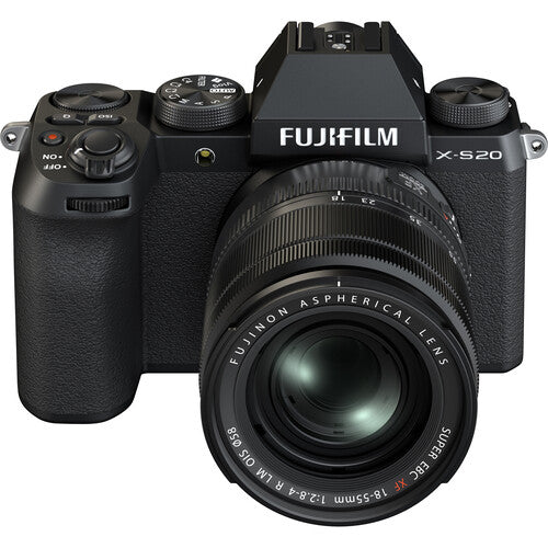 FUJIFILM X-S20 Mirrorless Camera with 18-55mm Lens - Black