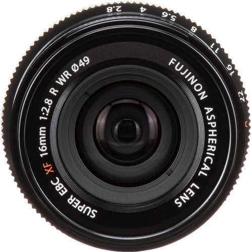 FUJIFILM XF 16mm f/2.8 R WR Lens - Black