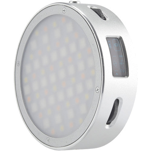 Buy Godox Round Mini RGB LED Magnetic Light R1- Silver