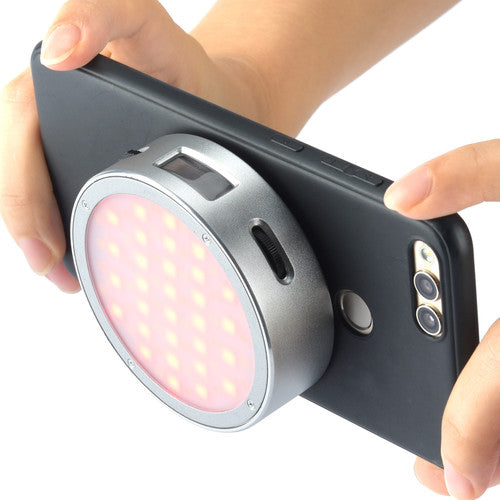 Buy Godox Round Mini RGB LED Magnetic Light R1- Silver