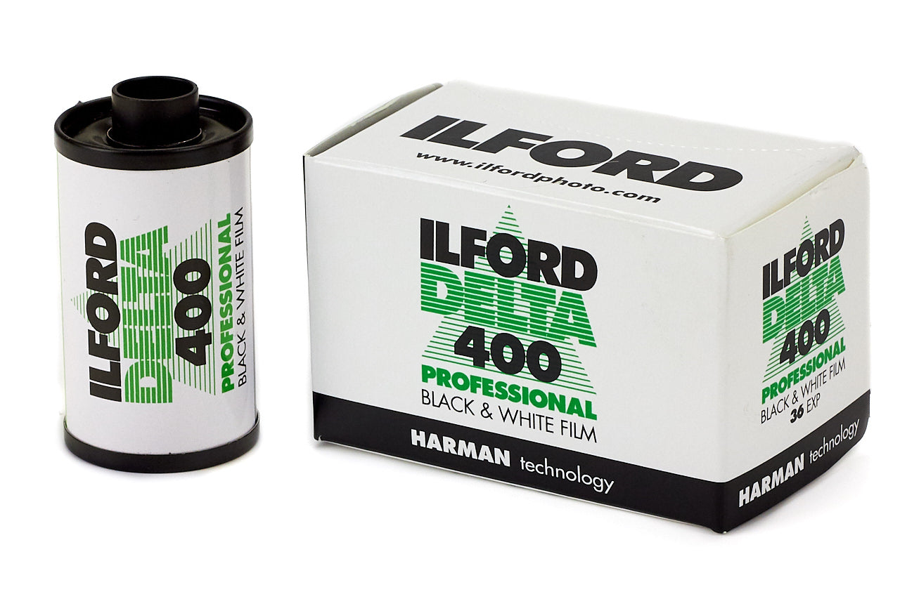 Ilford Delta Professional 400 Film, 35mm, 36 Exposures - Pack of 3