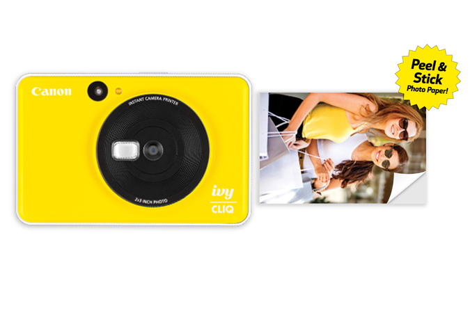Canon IVY CLIQ Instant Camera Printer (Bumblebee Yellow)