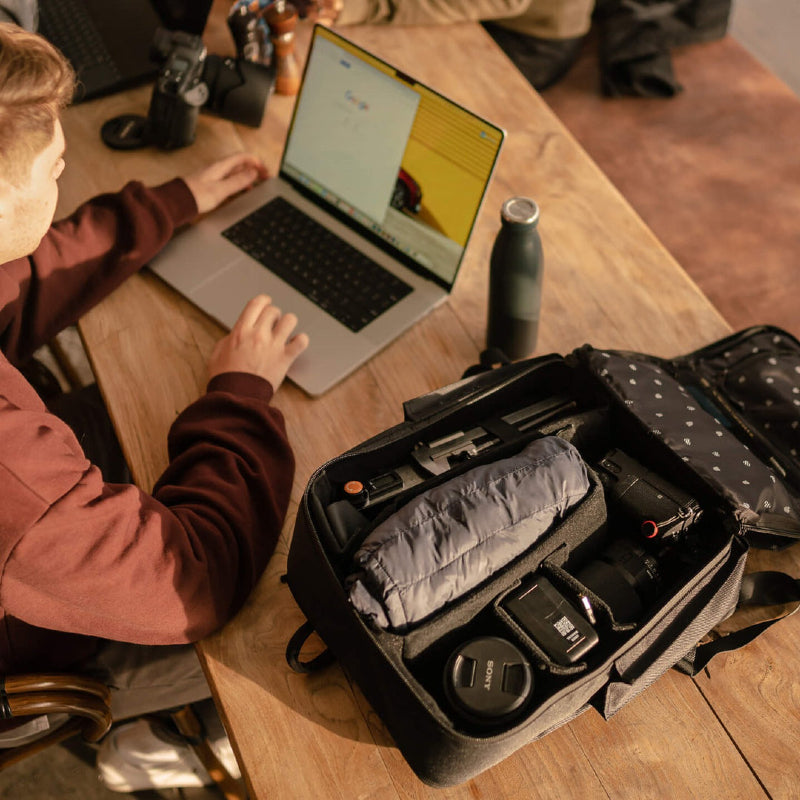 Langly Sierra Camera Backpack - Black