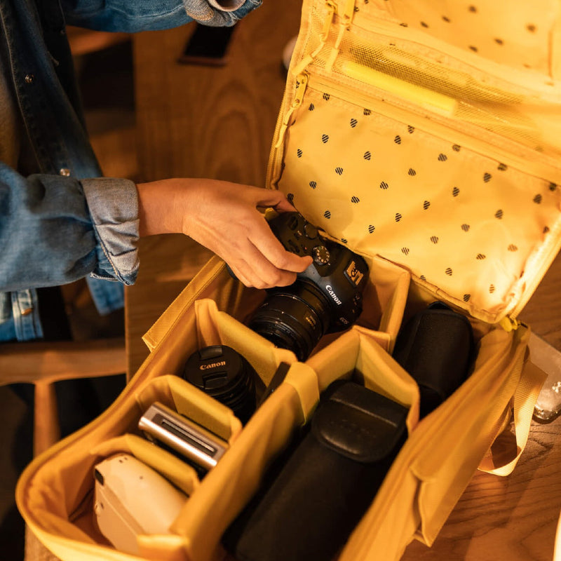 Langly Sierra Camera Backpack - Aspen Gold