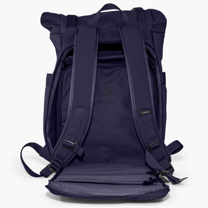 Langly Weekender Backpack With Camera Cube - Navy Blue