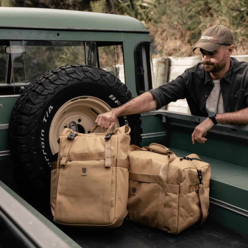 Langly Weekender Backpack With Camera Cube - Sand