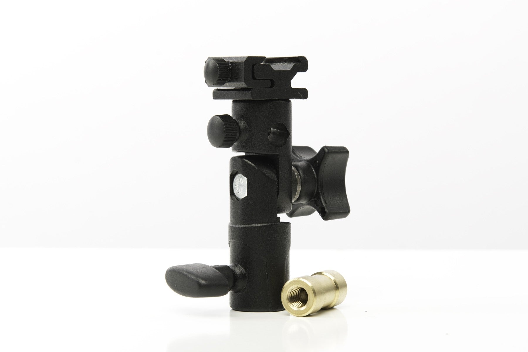 LumoPro Compact Umbrella Swivel w- Variable Cold Shoe