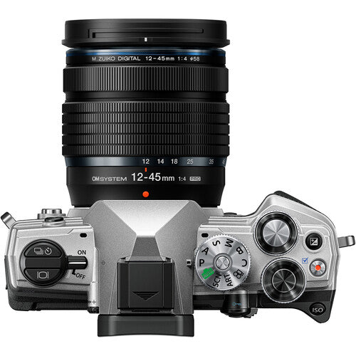 Buy OM SYSTEM OM-5 Mirrorless Camera with 12-45mm f/4 PRO Lens Silver