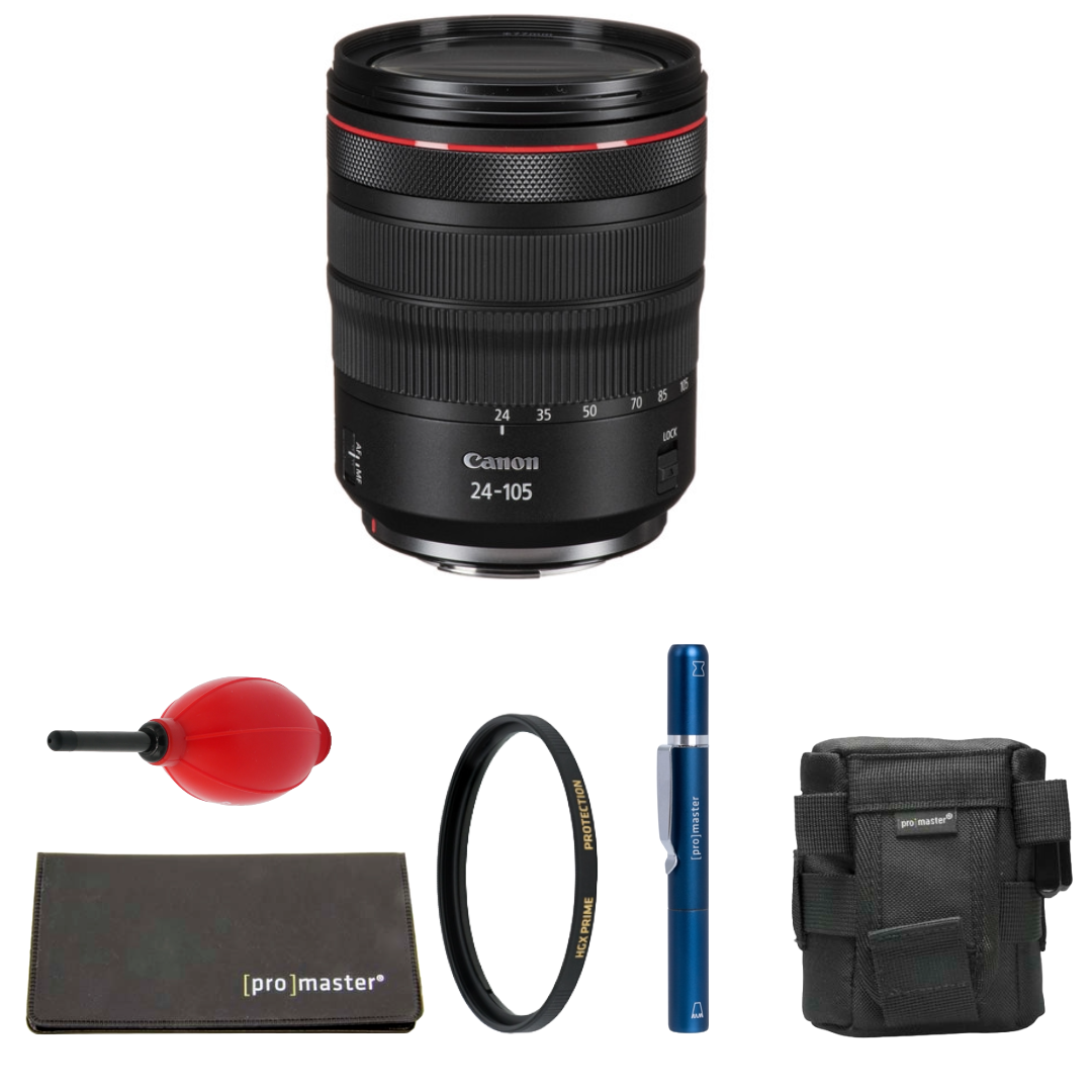 Canon RF 24-105mm f/4 L IS USM Lens (Canon RF) Package