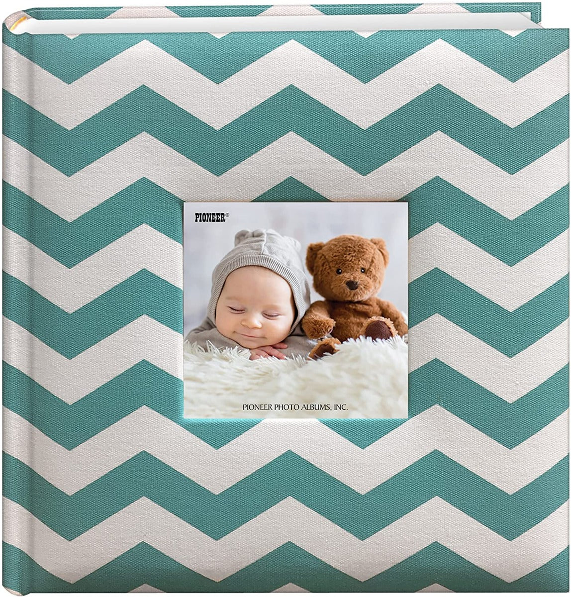 Buy Pioneer Photo Albums Baby Chevron Fabric Frame 200 Pocket Photo Album
