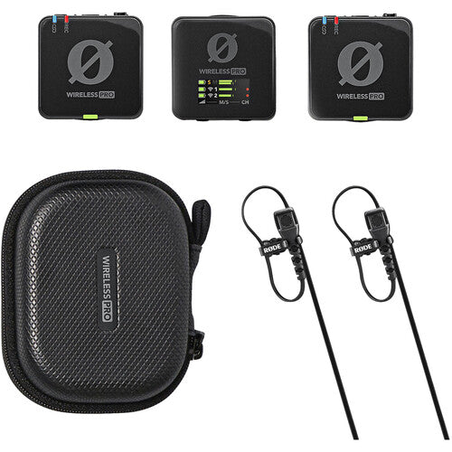 Buy RODE Wireless PRO 2-Person Clip-On Wireless Microphone System/Recorder with Lavaliers (2.4 GHz)