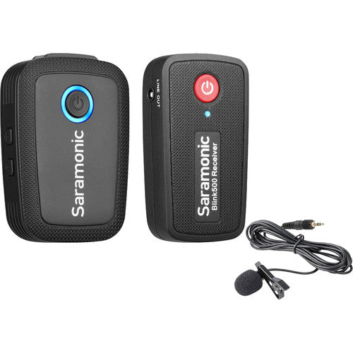 Saramonic Blink 500 B1 Micro-Wireless Omni Lavalier Microphone System with Camera-Mountable Dual-Reciever