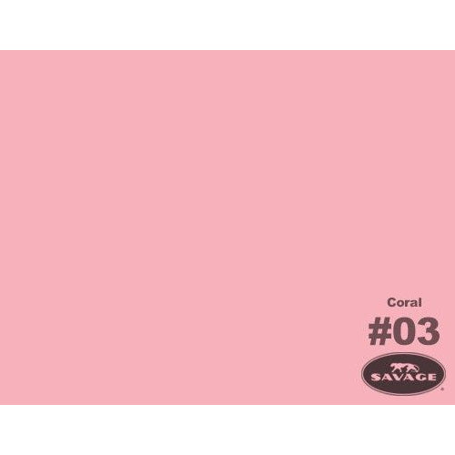 Buy Savage Seamless Background Paper Widetone Coral 53" x 12yd (135cm x 11m)