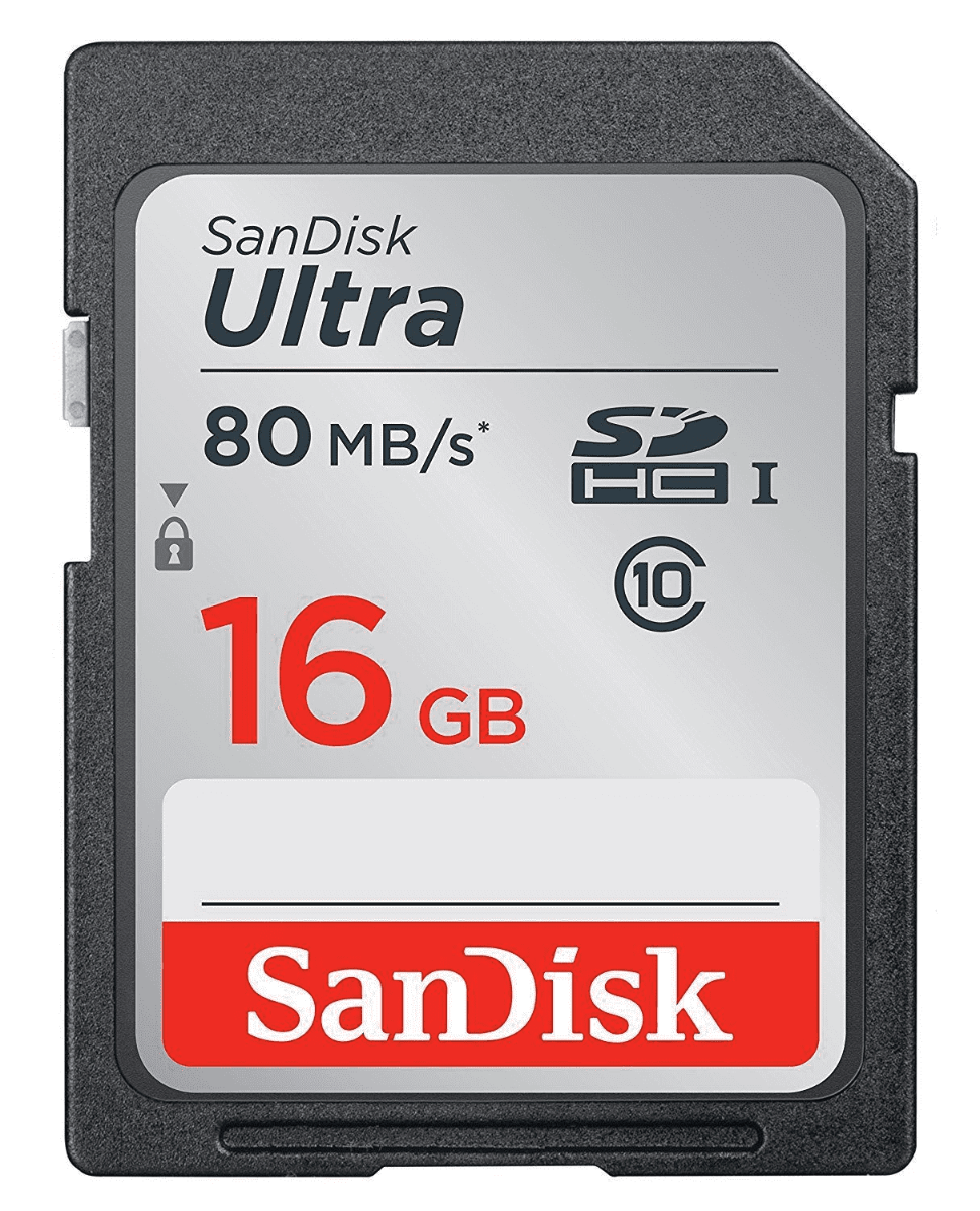 Sandisk Ultra SDHC UHS-I Card 16GB