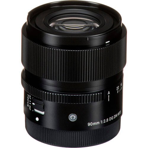 Sigma 90mm f/2.8 DG DN Contemporary Lens (Sony E) Package