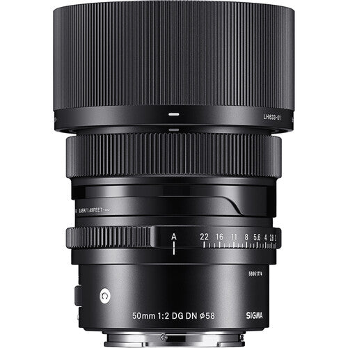 Sigma 50mm f/2 DG DN Contemporary Lens (Sony E) Package