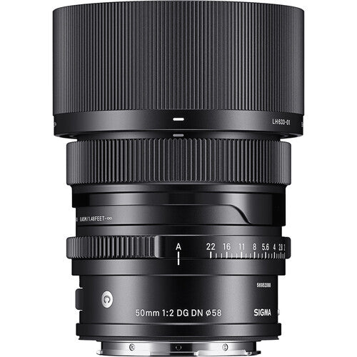 Sigma 50mm f/2 DG DN Contemporary Lens (L-Mount) Package