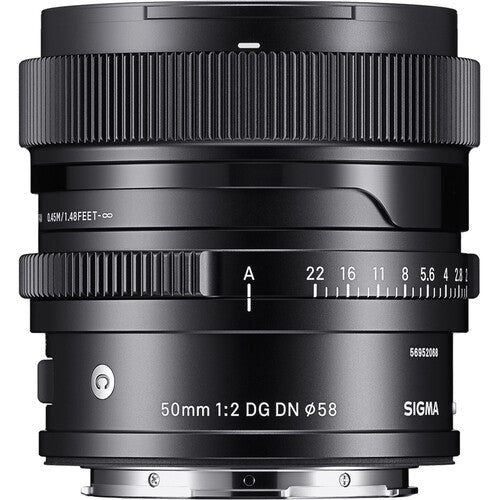 Sigma 50mm f/2 DG DN Contemporary Lens (L-Mount) Package