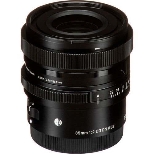 Sigma 35mm f/2 DG DN Contemporary Lens (Sony E) Package
