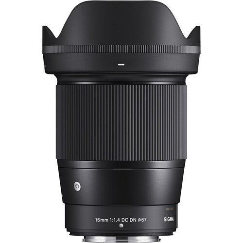 Sigma 16mm f/1.4 DC DN Contemporary Lens (FUJIFILM X) Package