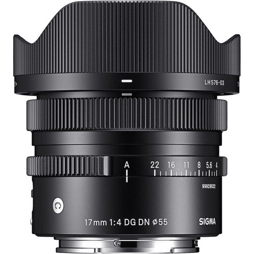 Sigma 17mm f/4 DG DN Contemporary Lens (Sony E) Package
