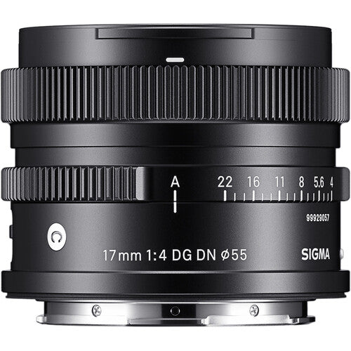 Sigma 17mm f/4 DG DN Contemporary Lens (L-Mount) Package