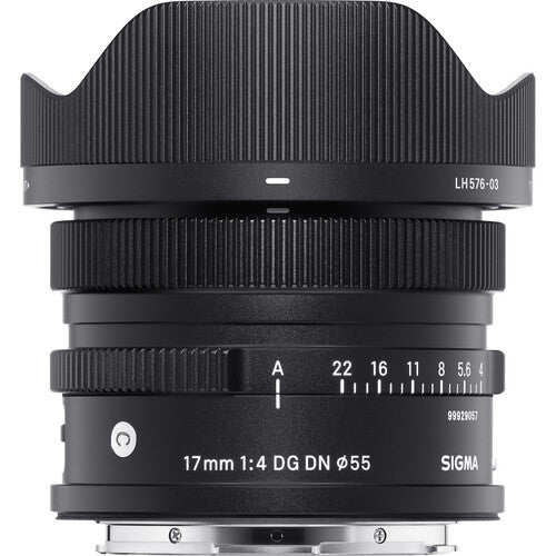 Sigma 17mm f/4 DG DN Contemporary Lens (L-Mount) Package