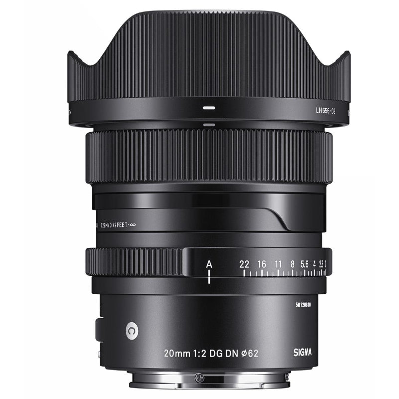 Sigma 20mm f/2 DG DN Contemporary Lens (Leica L) Package