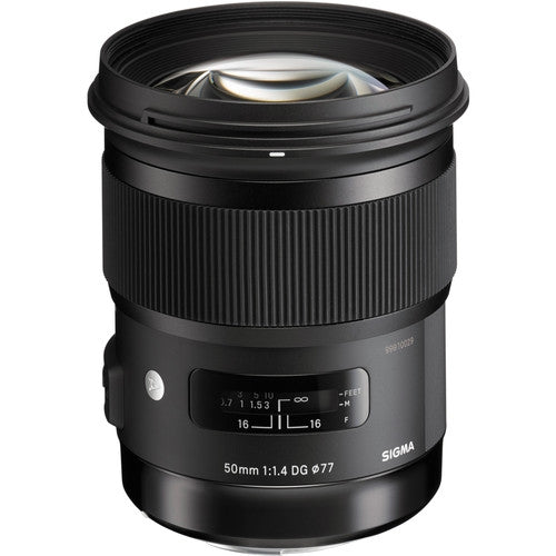 Sigma 50mm f/1.4 DG HSM Art Lens for Nikon F Package