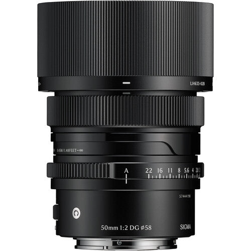 Sigma 50mm f/2 DG Contemporary Lens (Sony E, Black)