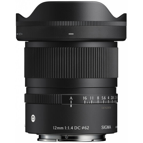Sigma 12mm f/1.4 DC Contemporary Lens (Sony E) Package