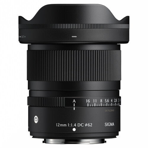 Sigma 12mm f/1.4 DC Contemporary Lens (FUJIFILM X) Package