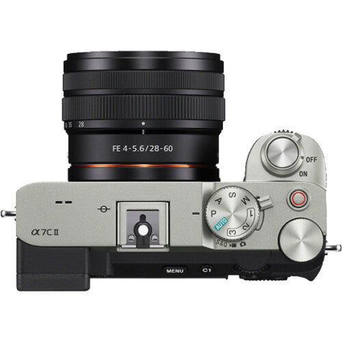 Sony a7C II Mirrorless Camera with 28-60mm Lens (Silver) Package