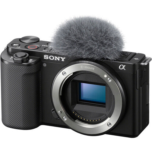 Sony ZV-E10 Mirrorless Camera with 16-50mm Lens (Black) Package