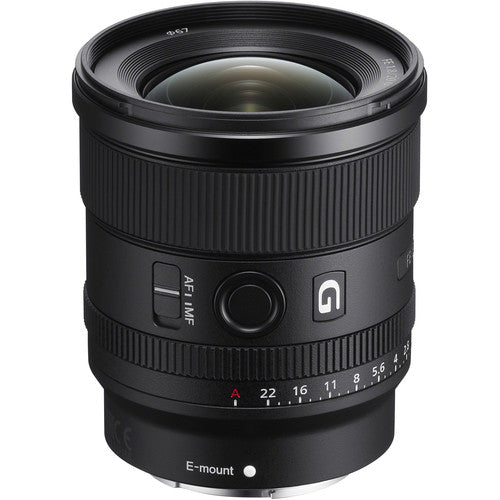 Sony FE 20mm f/1.8 G Lens (Sony E) Package