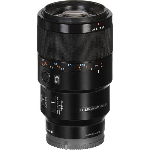 Sony FE 90mm f/2.8 Macro G OSS Lens (Sony E) Package